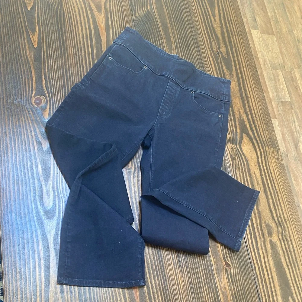 SPANX Dark Blue Women's Signature Waist Slim Boot Jeans - Size 29